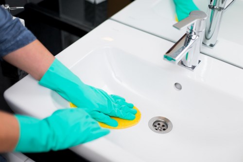 Deep cleaning a sofa with care in a Brent property