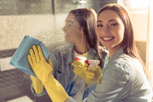 Bathroom and kitchen turnover cleaning for an Airbnb property in Brent
